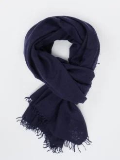 – Fransenschal aus Feinstrick Dunkel*Konstantin Starke Sale