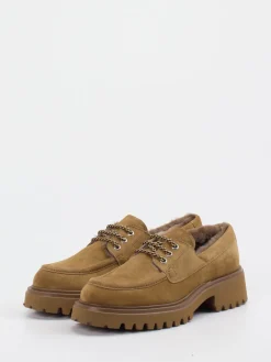 – Halbschuh aus Veloursleder Karamell*Konstantin Starke New