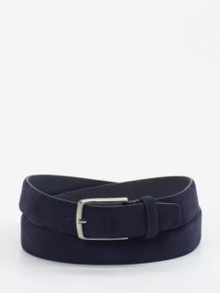 Herren Konstantin Starke – Herrengürtel aus Veloursleder marine