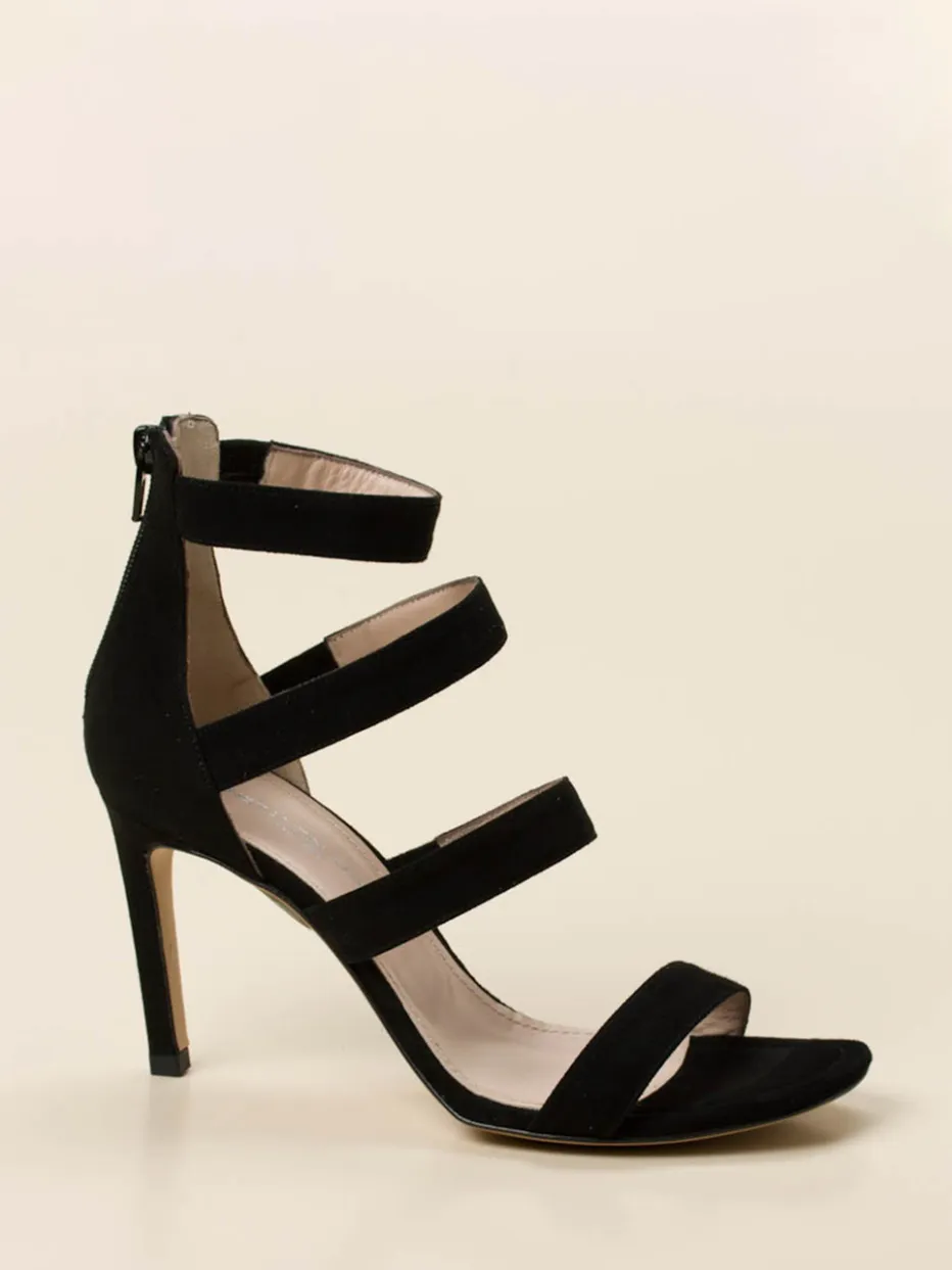 Damen Konstantin Starke – High Heel Sandalen aus Veloursleder