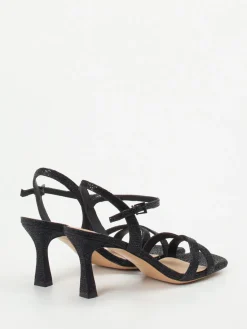 – High Heel Sandaletten aus Metallicleder*Konstantin Starke New