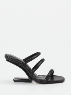 – High Heel Mules aus Metallicleder*Konstantin Starke Best