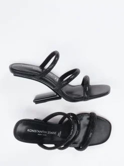 – High Heel Mules aus Metallicleder*Konstantin Starke Best