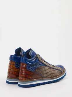 – High-Top Sneaker aus Leder*Konstantin Starke