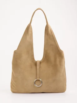 – Hobo Bag aus Veloursleder Sandbeige*Konstantin Starke Sale