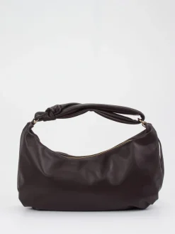 Damen Konstantin Starke – Hobo Bag aus Lammleder Dunkel