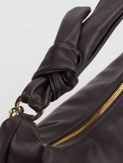 Damen Konstantin Starke – Hobo Bag aus Lammleder Dunkel