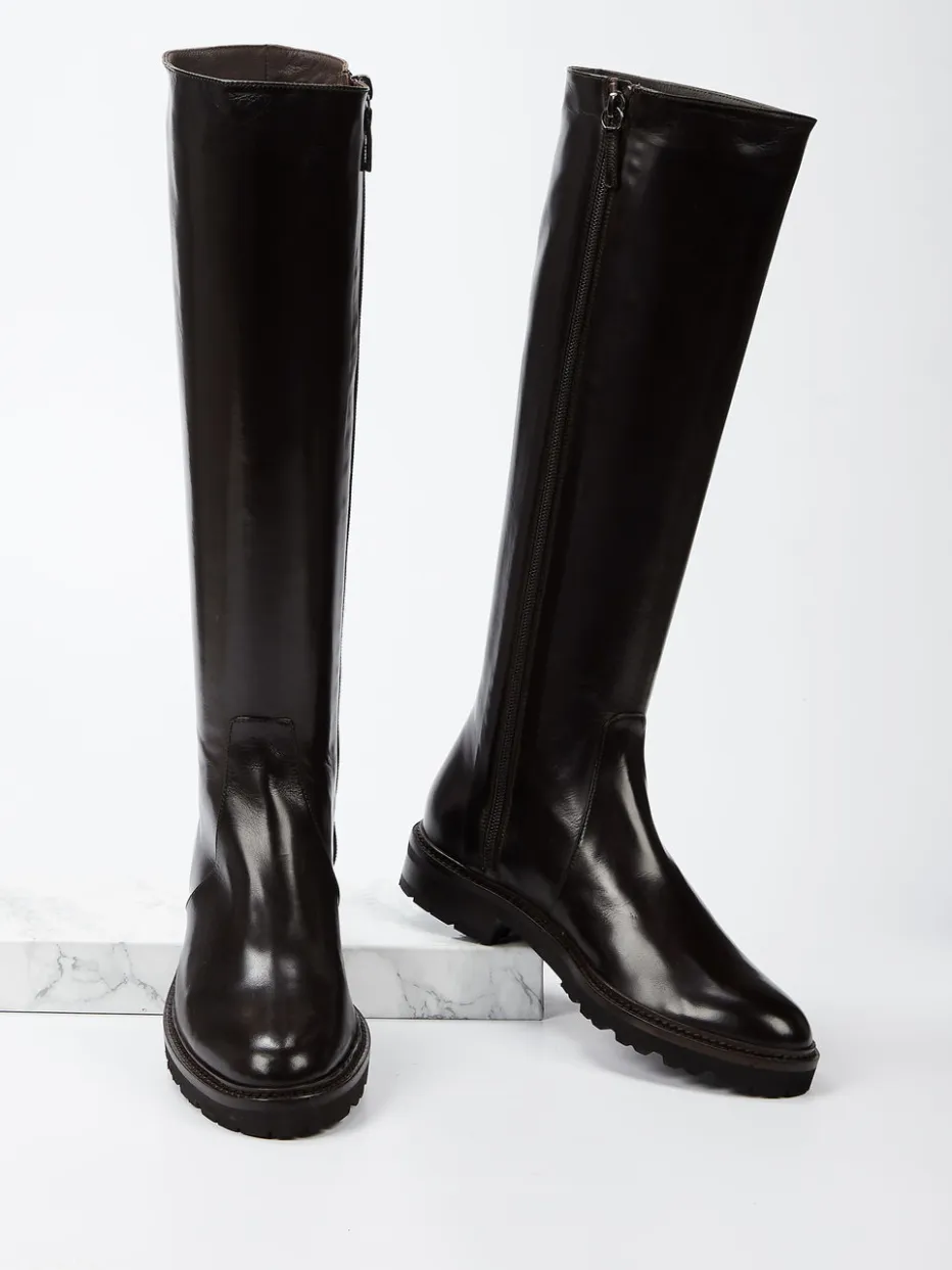 Damen Konstantin Starke – Kniestiefel aus Lammleder