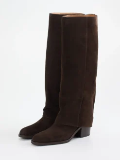 Damen Konstantin Starke – Kniestiefel aus Veloursleder