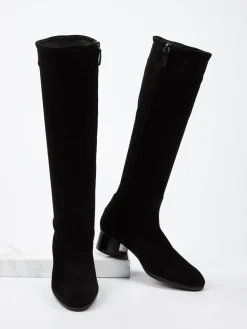 Damen Konstantin Starke – Kniestiefel aus Veloursleder