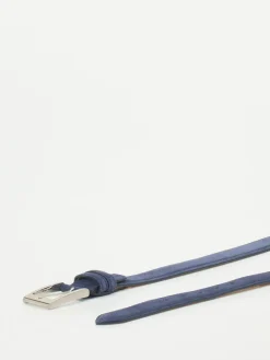 Herren Konstantin Starke – Ledergürtel aus Veloursleder Dunkel