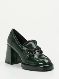 Damen Konstantin Starke – Loafer aus Lackleder Tannen