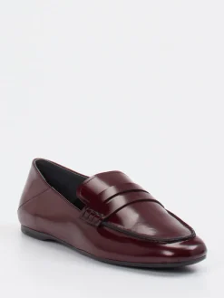 Damen Konstantin Starke – Loafer aus Hochglanzleder Bordeaux