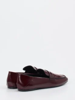 Damen Konstantin Starke – Loafer aus Hochglanzleder Bordeaux