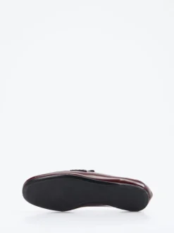 Damen Konstantin Starke – Loafer aus Hochglanzleder Bordeaux