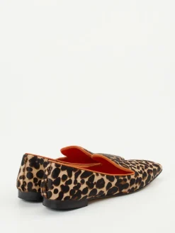 – Loafer aus Ponyfell mit Leopardenprint*Konstantin Starke Clearance