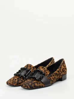 – Loafer aus Ponyfell mit Leopardprint*Konstantin Starke Discount