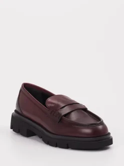 Damen Konstantin Starke – Loafer aus Kalbleder Bordeaux
