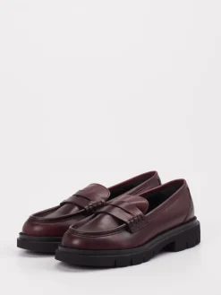 Damen Konstantin Starke – Loafer aus Kalbleder Bordeaux