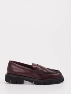 Damen Konstantin Starke – Loafer aus Kalbleder Bordeaux