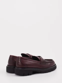 Damen Konstantin Starke – Loafer aus Kalbleder Bordeaux