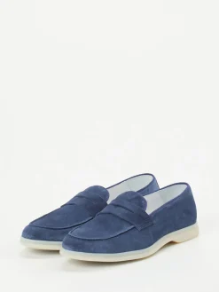 Herren Konstantin Starke – Loafer aus Veloursleder marine