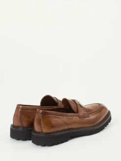 Herren Konstantin Starke – Loafer aus Büffelleder cognac