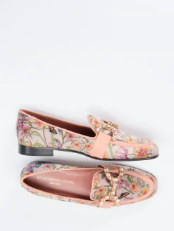 Damen Konstantin Starke – Loafer aus glänzendem Textil Rosé