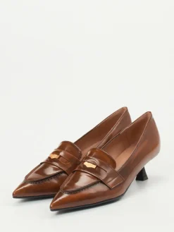 Damen Konstantin Starke – Loafer-Pumps aus Hochglanzleder