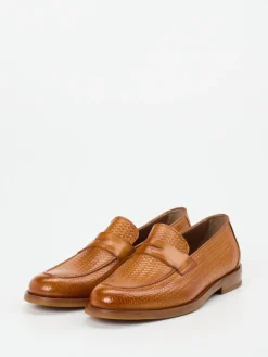 – Loafer aus geprägtem Leder cognac*Konstantin Starke Online