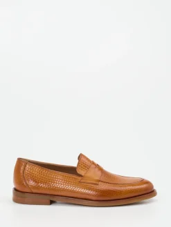 – Loafer aus geprägtem Leder cognac*Konstantin Starke Online