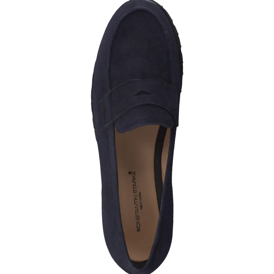 – Loafer aus Veloursleder Dunkel*Konstantin Starke Outlet