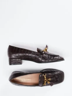 Damen Konstantin Starke – Loafer aus geprägtem Leder