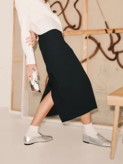 – Loafer aus Metallicleder*Konstantin Starke