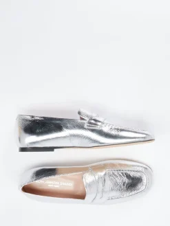 – Loafer aus Metallicleder*Konstantin Starke