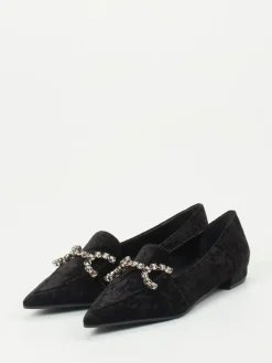 Damen Konstantin Starke – Loafer aus Samt tief