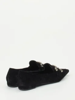 Damen Konstantin Starke – Loafer aus Samt tief