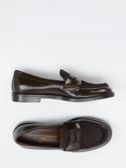 – Loafer aus Hochglanzleder Dunkel*Konstantin Starke Online