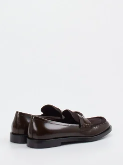 – Loafer aus Hochglanzleder Dunkel*Konstantin Starke Online