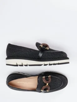 Damen Konstantin Starke – Loafer aus Bastgeflecht