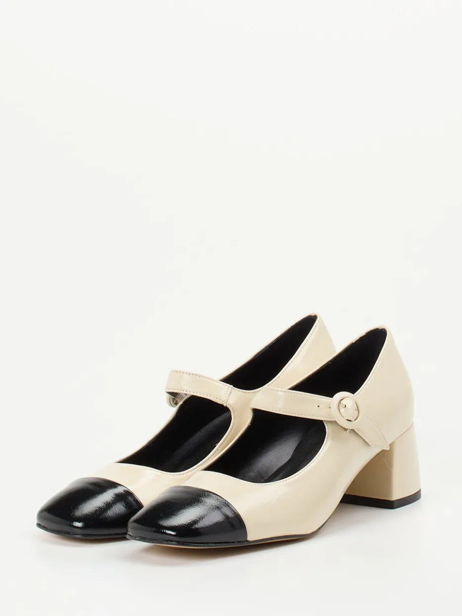 – Mary Jane Pumps aus Lackleder Bicolor*Konstantin Starke New