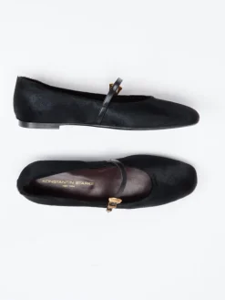 Damen Konstantin Starke – Mary Jane Ballerinas aus Fell