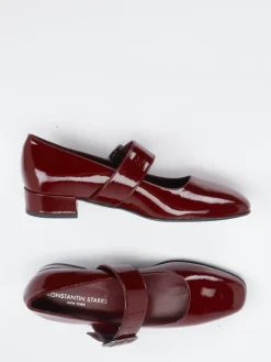 Damen Konstantin Starke – Mary Janes aus Lackleder Bordeaux