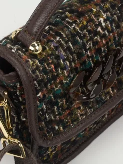 – Mini-Bag aus Textil Dunkel*Konstantin Starke