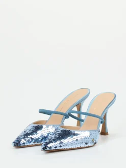 Damen Konstantin Starke – Mules aus Metallic mit Pailletten