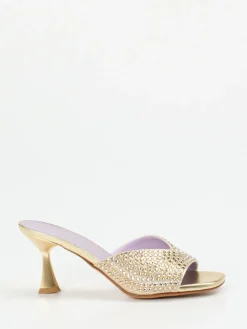 Damen Konstantin Starke – Mules aus Metallicleder