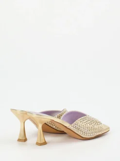 Damen Konstantin Starke – Mules aus Metallicleder