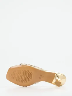 Damen Konstantin Starke – Mules aus Metallicleder