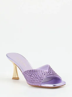 – Mules aus Metallicleder Flieder*Konstantin Starke Best