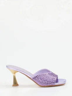 – Mules aus Metallicleder Flieder*Konstantin Starke Best